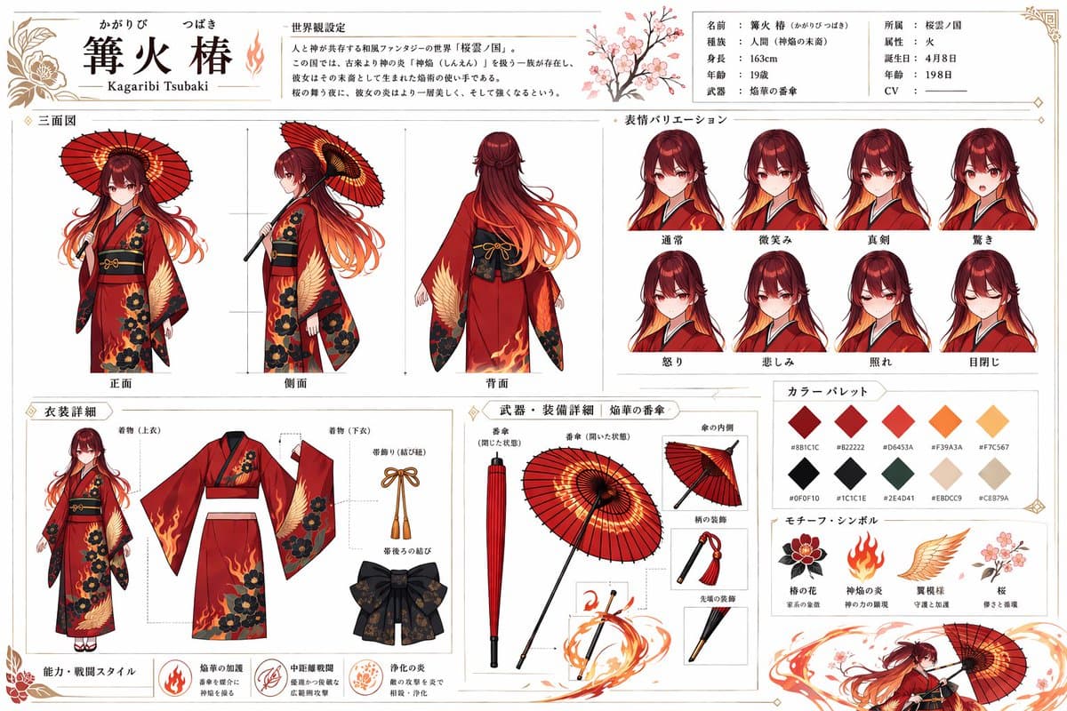 动漫角色参考表生成器 preview image 2