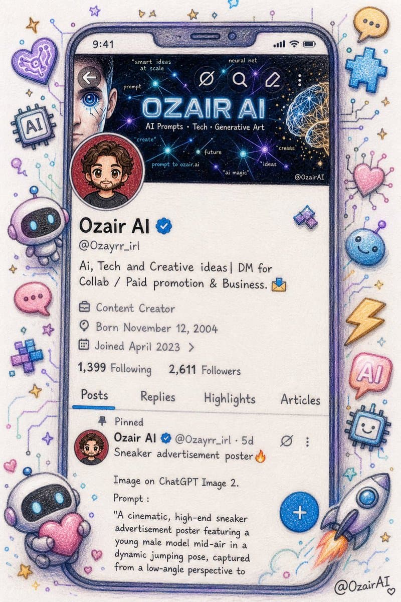Twitter 个人资料涂鸦艺术转型 preview image 1