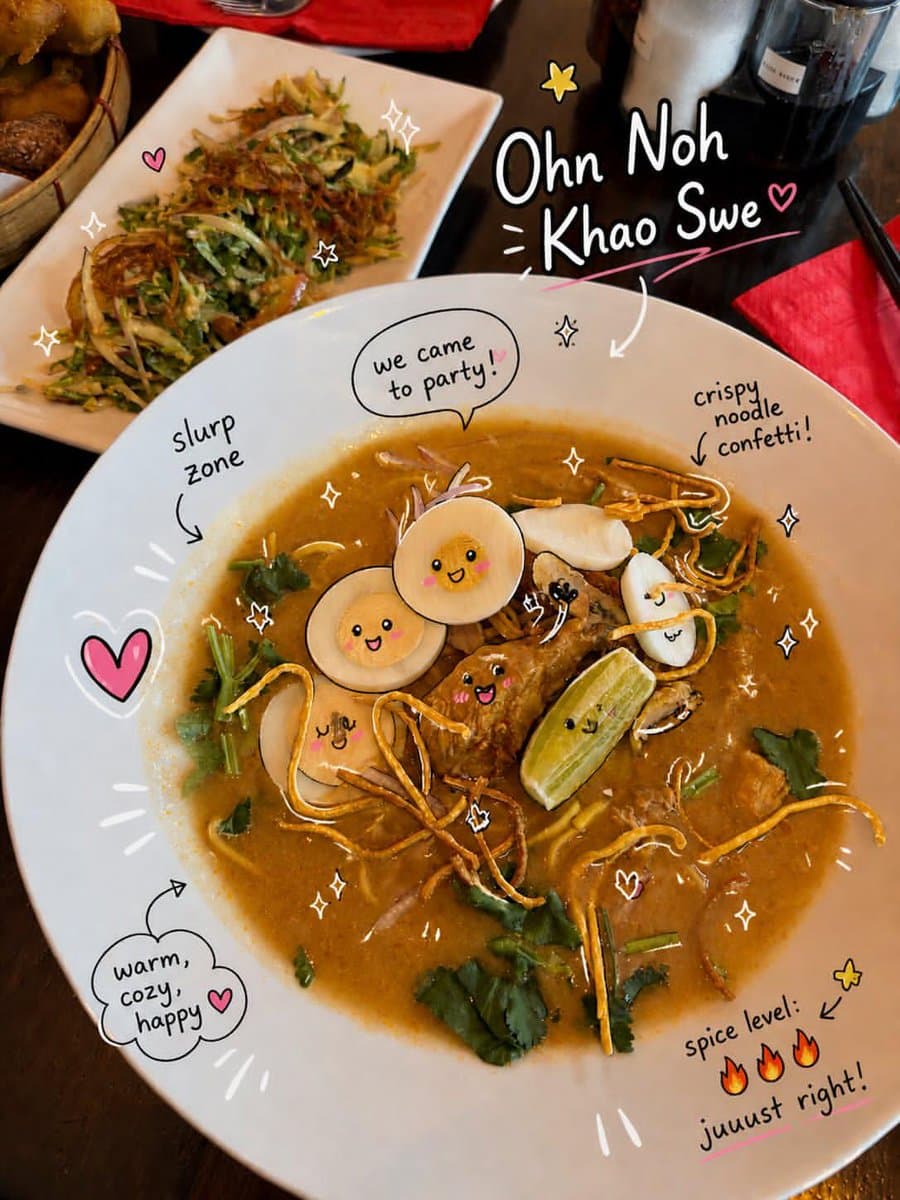 Kawaii Doodle Food Photography preview image 2