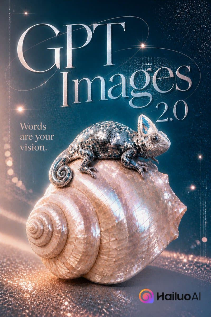 GPT Images 2.0 Chameleon Poster preview image 1