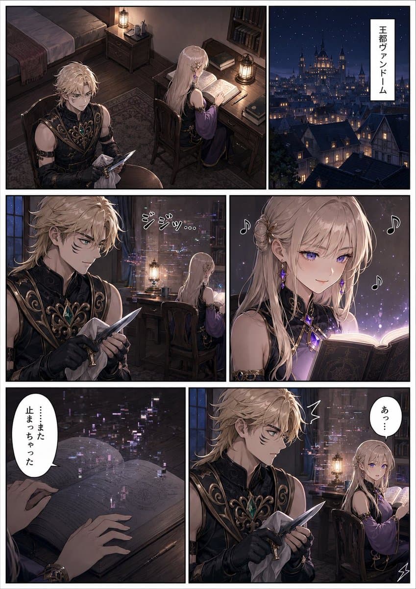 黑暗幻想漫画页面 preview image 1