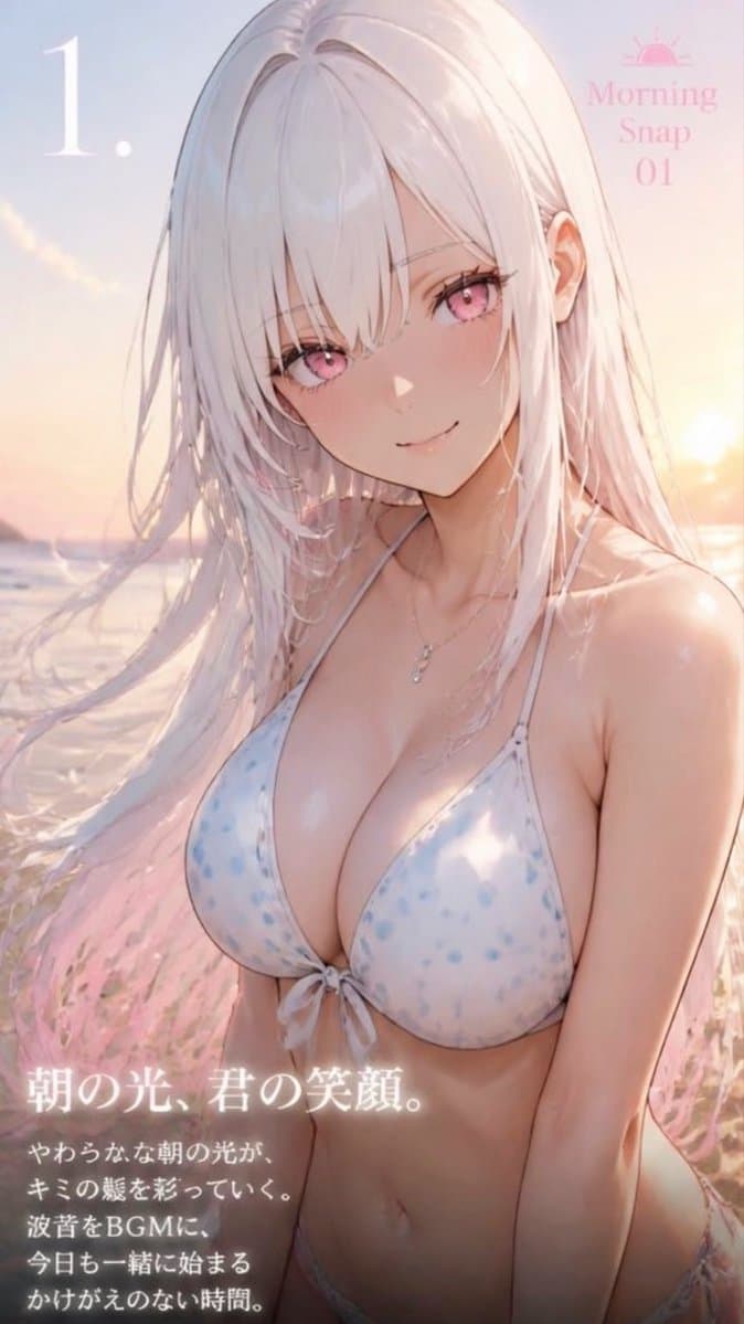 日出海滩泳装杂志快照 preview image 4