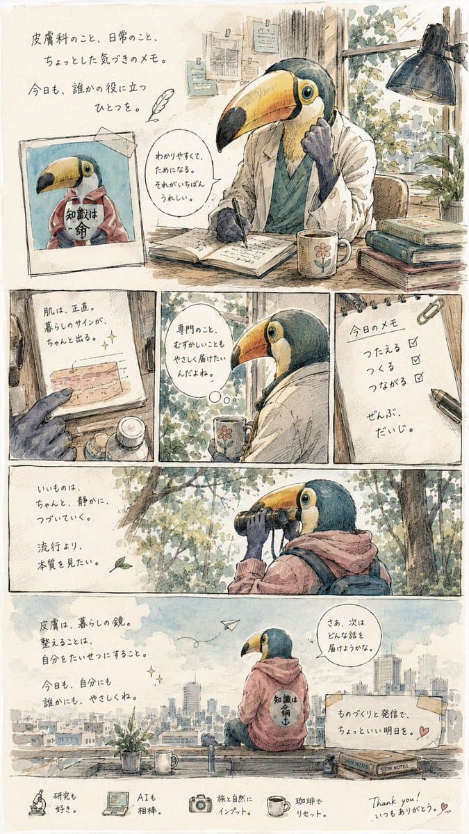 巨嘴鸟皮肤科医生日记漫画 preview image 1
