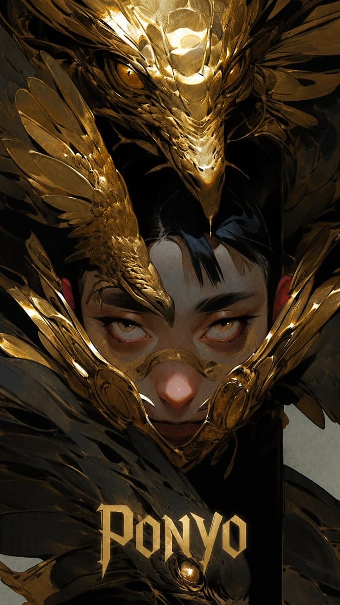 Dark Fantasy Ponyo Warrior Poster preview image 4