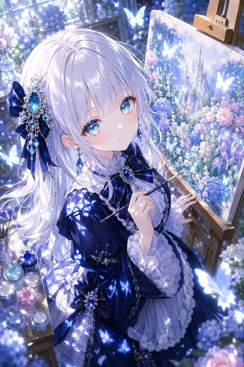 蓝色画室的动漫奇幻画家 preview image 1