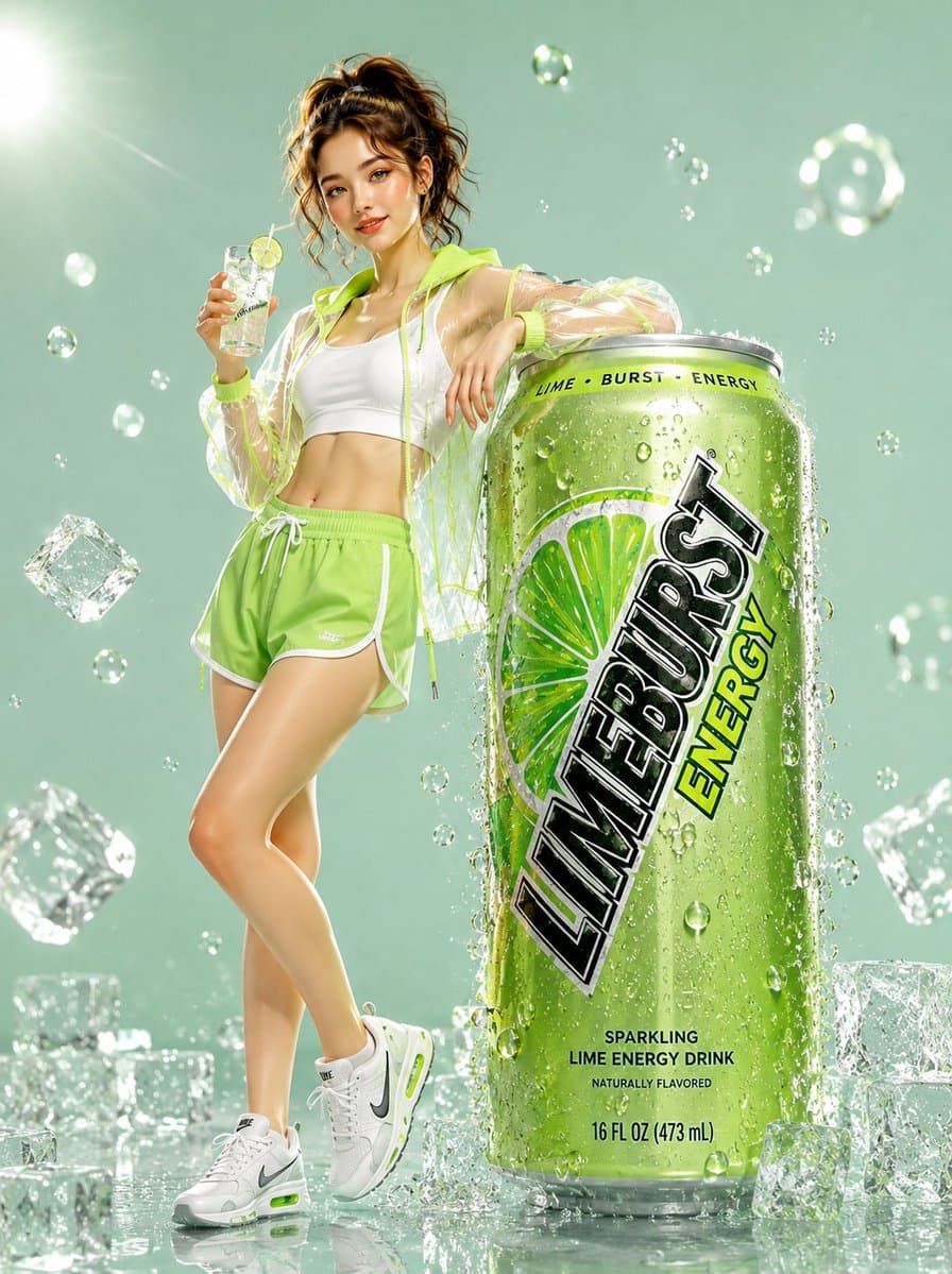 Limeburst 能量饮料广告活动 preview image 1