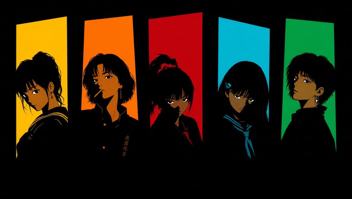 五个 1980 年代不良动漫女孩 preview image 2