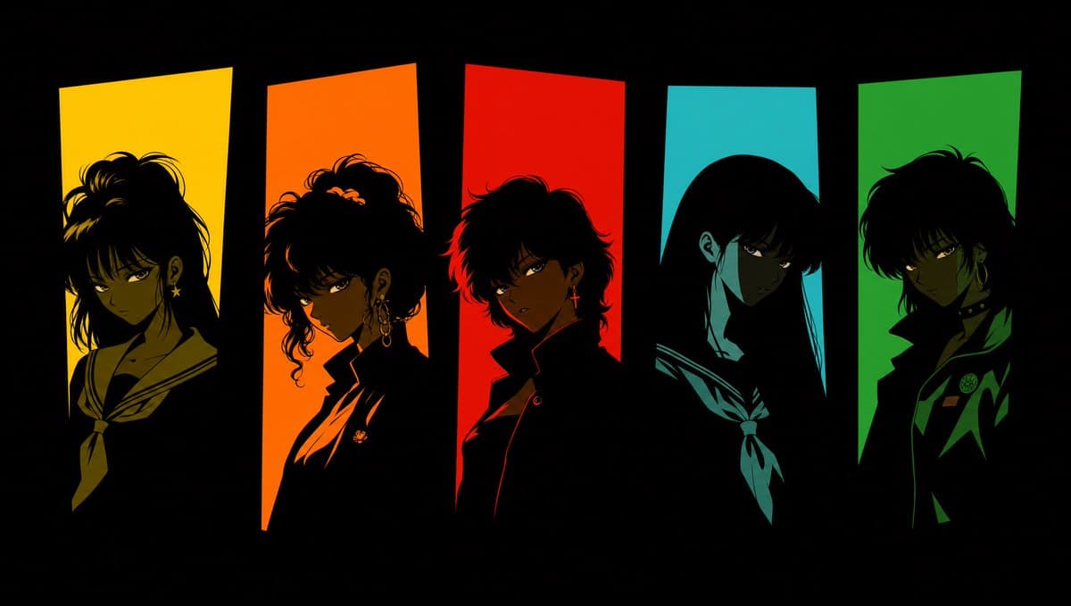 五个 1980 年代不良动漫女孩 preview image 3