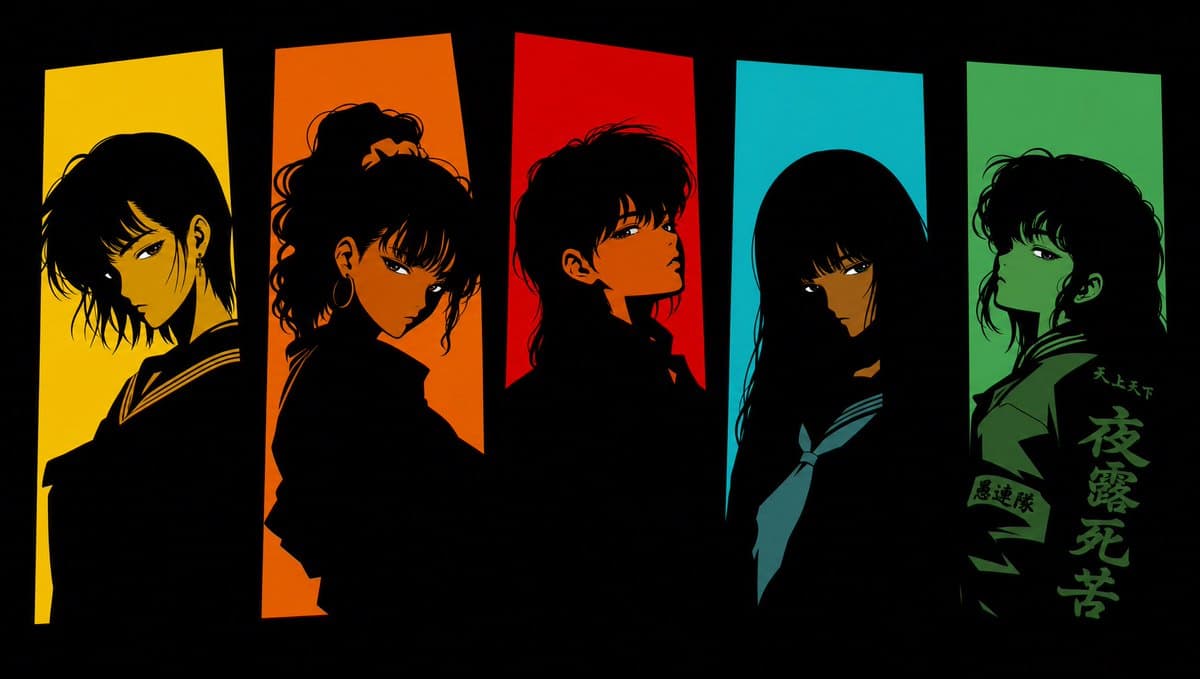 五个 1980 年代不良动漫女孩 preview image 4
