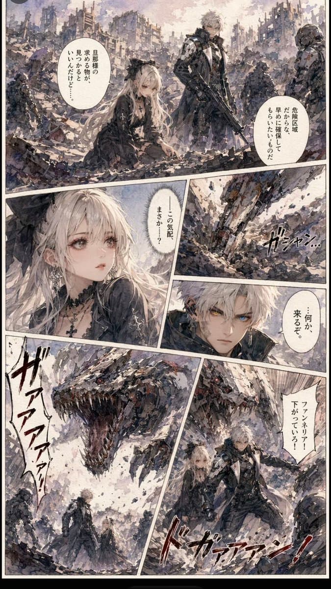 硬核科幻少女漫画页 preview image 1