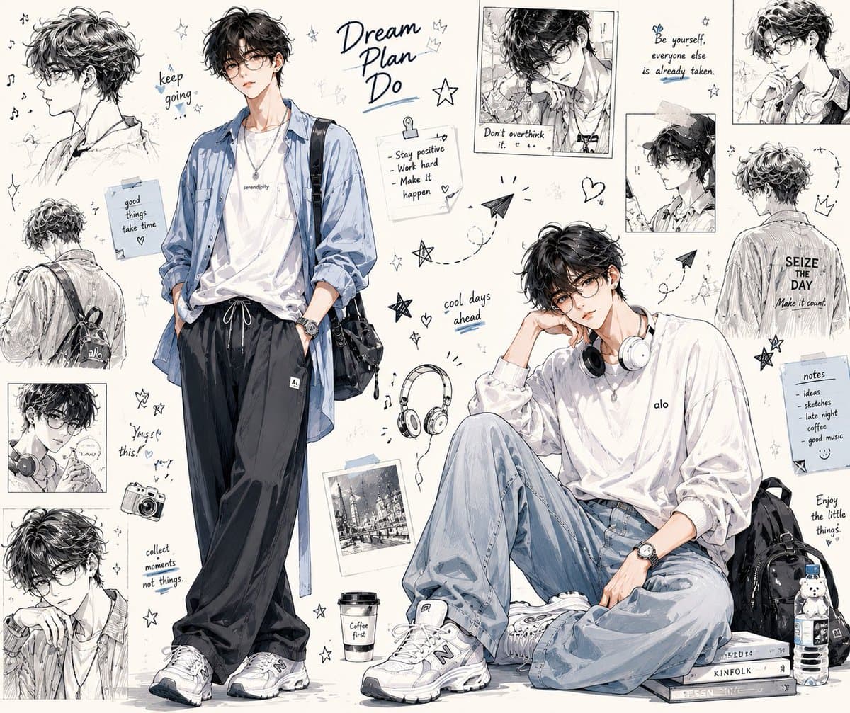 动漫时尚设计情绪板 preview image 2