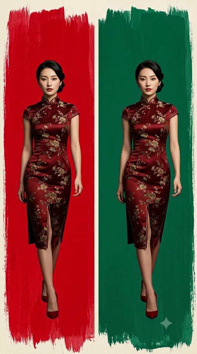 旗袍时尚双联 preview image 1
