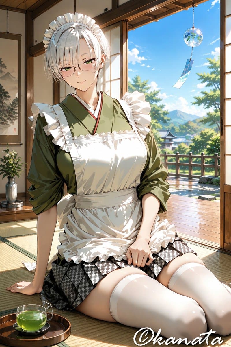 夏季日本女仆休息 preview image 1
