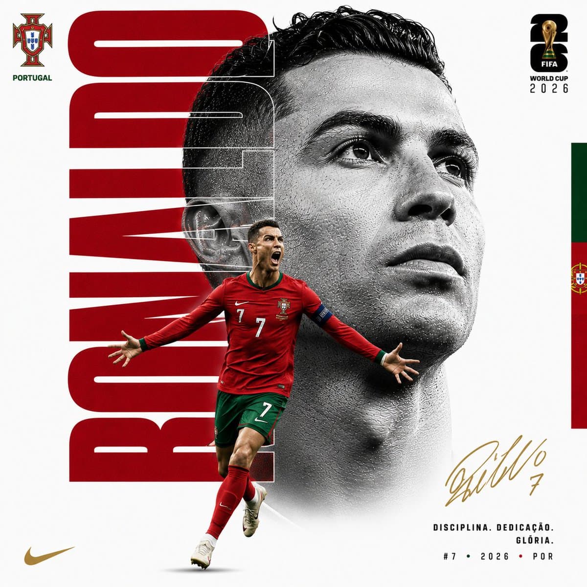 可定制的豪华 FIFA 社论海报 preview image 1