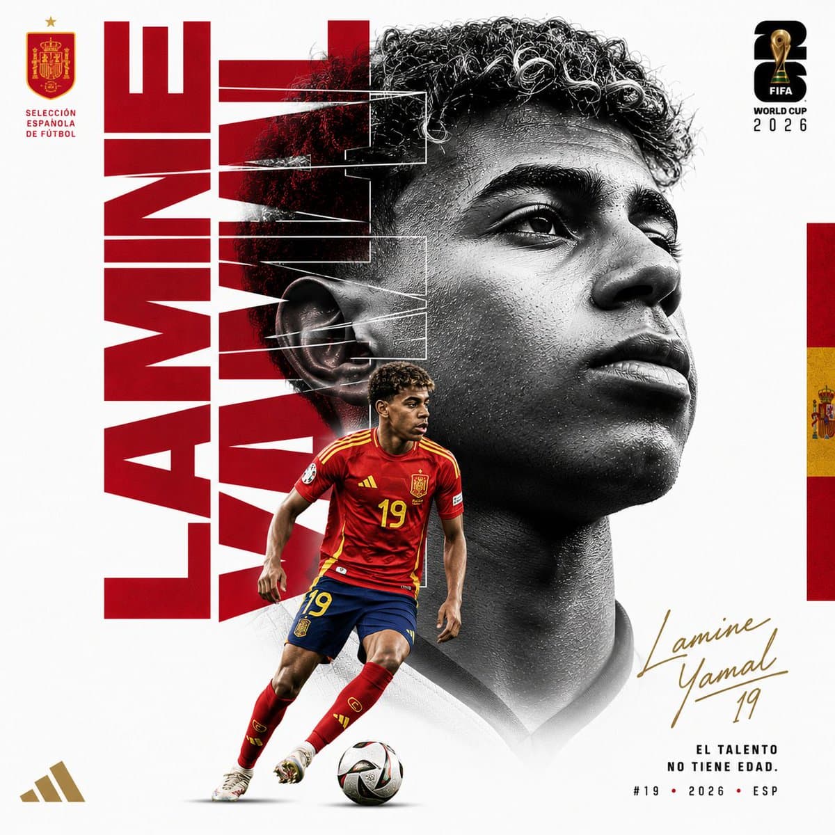 可定制的豪华 FIFA 社论海报 preview image 2