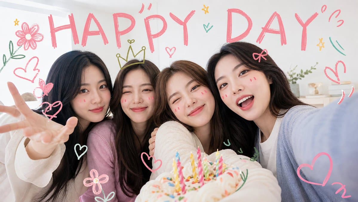 卡哇伊生日集体自拍 - 1 preview image 1