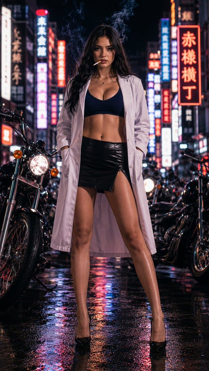 动漫人物到霓虹灯街拍 preview image 1