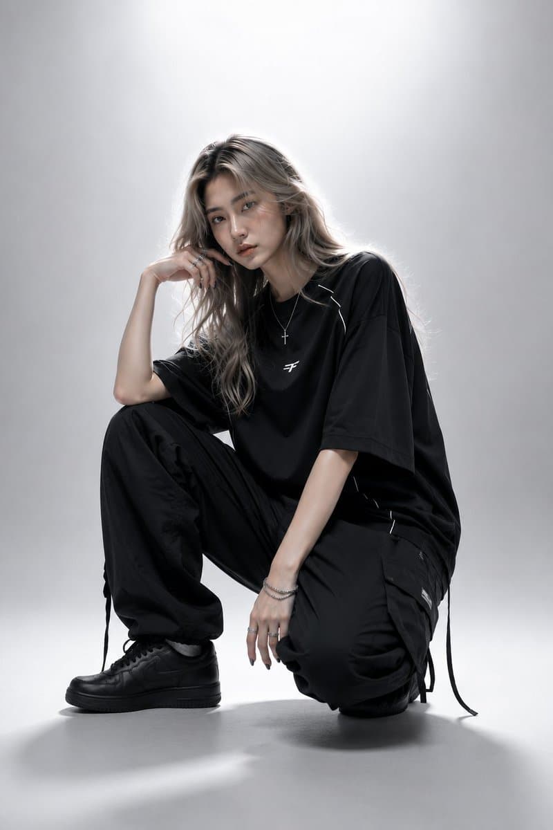 High-Fashion Editorial Studio Portrait - 1 preview image 3